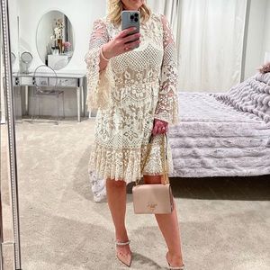 ANTHROPOLOGIE- BHLDN× Needle& Thread Snowdrop Mini